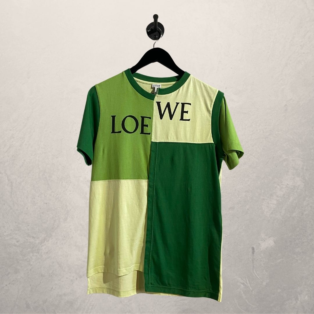 Loewe green abstract shirt M