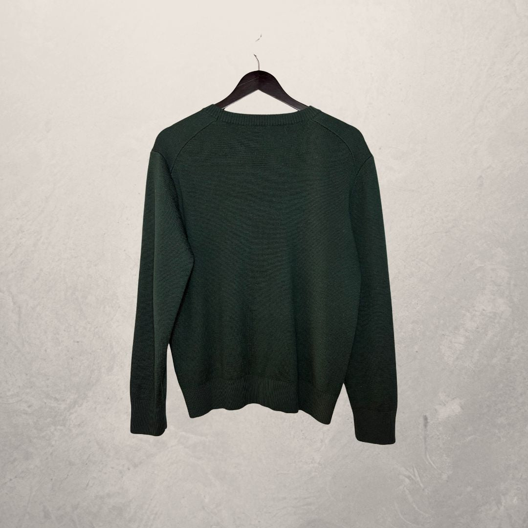 AMI paris dark green 100% wool jumper M/L