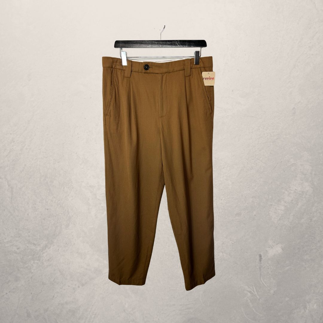 APC brown wool trousers M