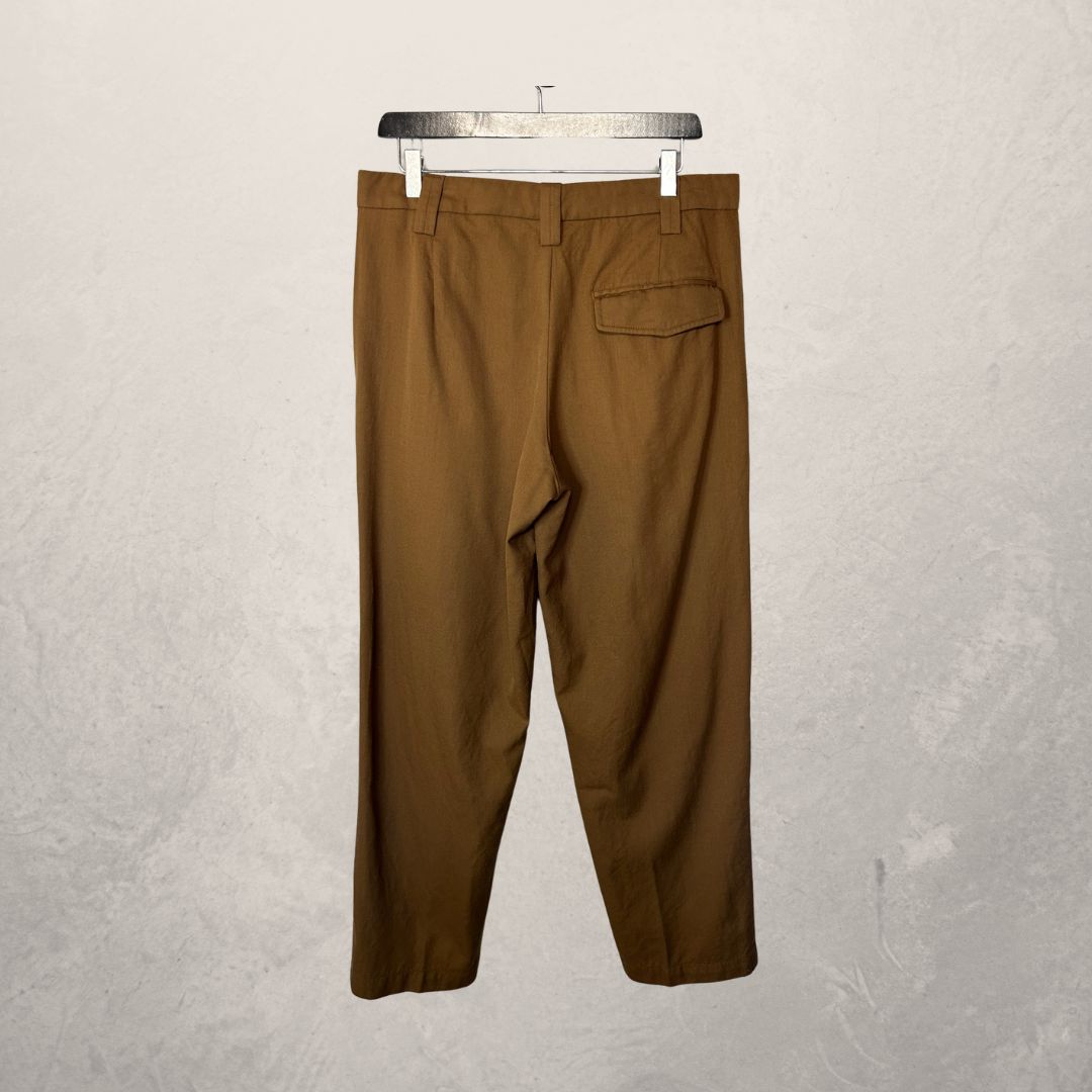 APC brown wool trousers M