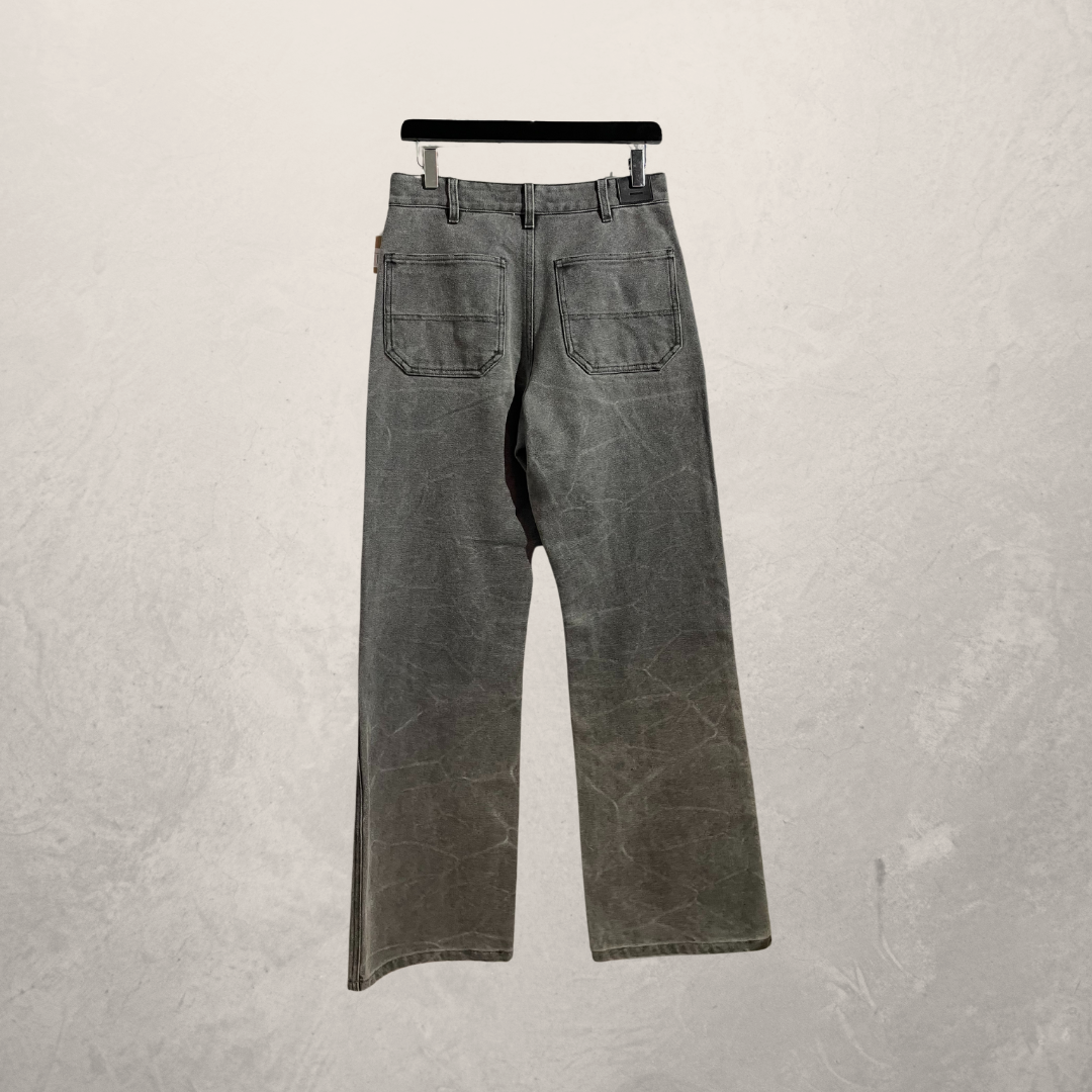 Acne Studios grijs gewassen denim broek XS