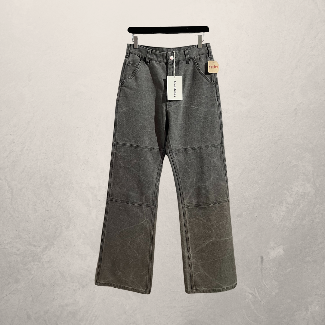 Acne Studios grijs gewassen denim broek XS