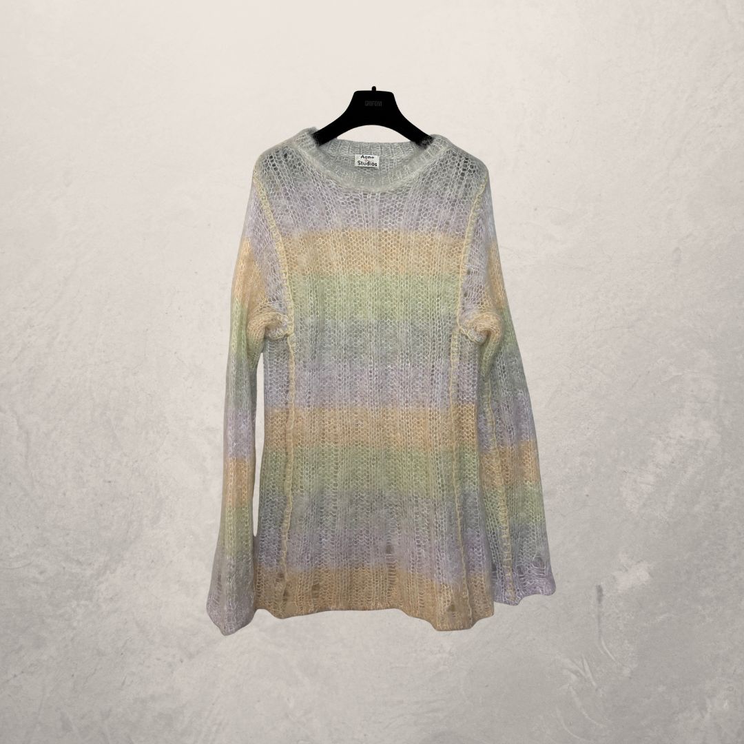 Acne Studios veelkleurige gebreide trui M/L