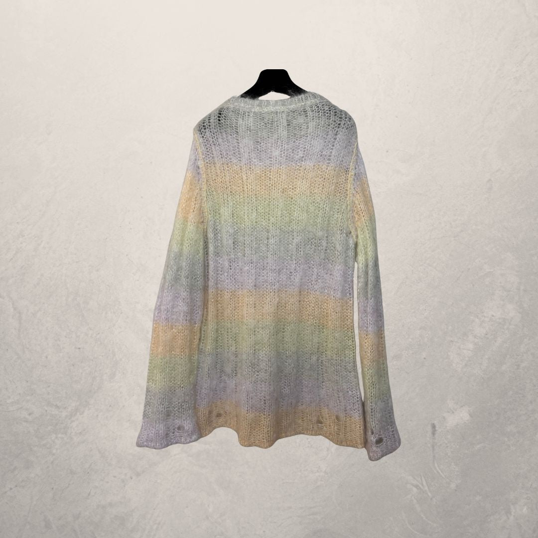 Acne Studios veelkleurige gebreide trui M/L