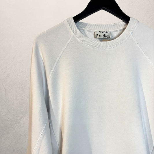 Acne Studios white fleece jumper M/L