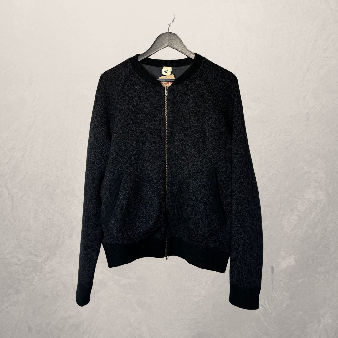 Adam Kimmel dark grey wool blend bomber jacket M