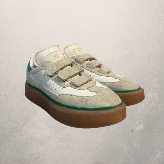 Adidas Ivy Park beige en groene Velcro sneakers 38
