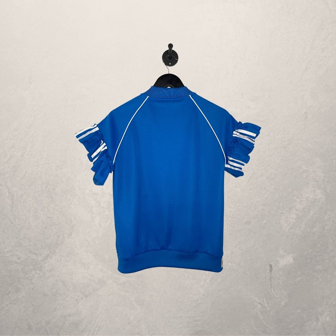 Adidas blue ruffles track jacket M - By Mees.Makes