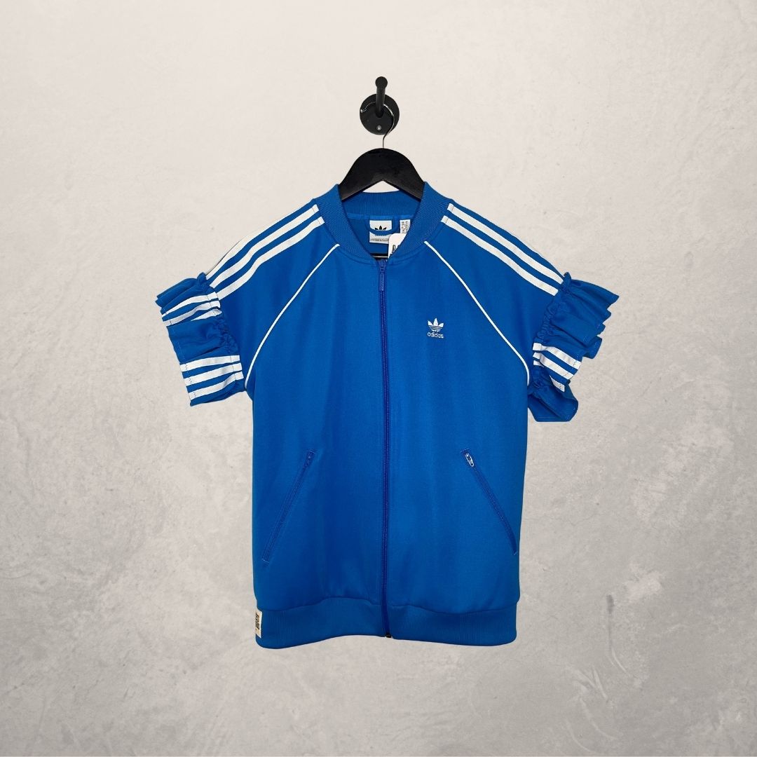Adidas blue ruffles track jacket M - By Mees.Makes