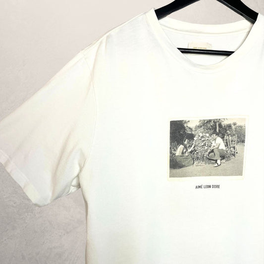 Aime Leon Dore white graphic t shirt XL