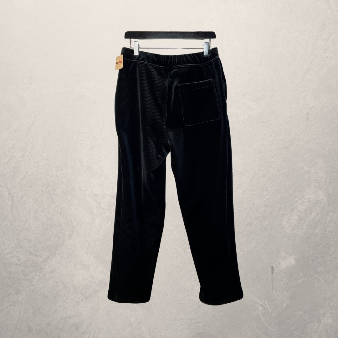 Alo black valure track pants XS
