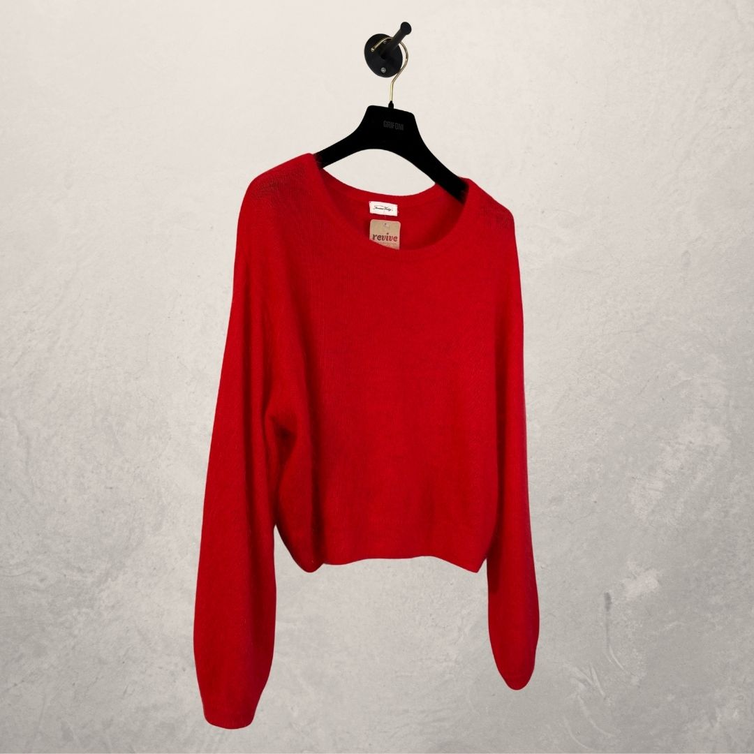 American Vintage red angora jumper XS/S