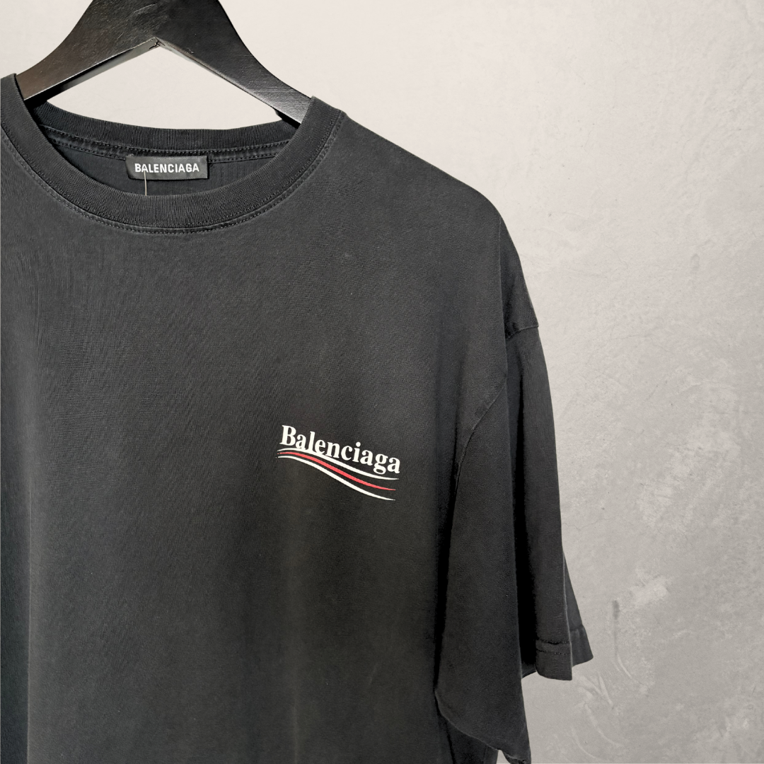 Balenciaga zwart logo T-shirt M