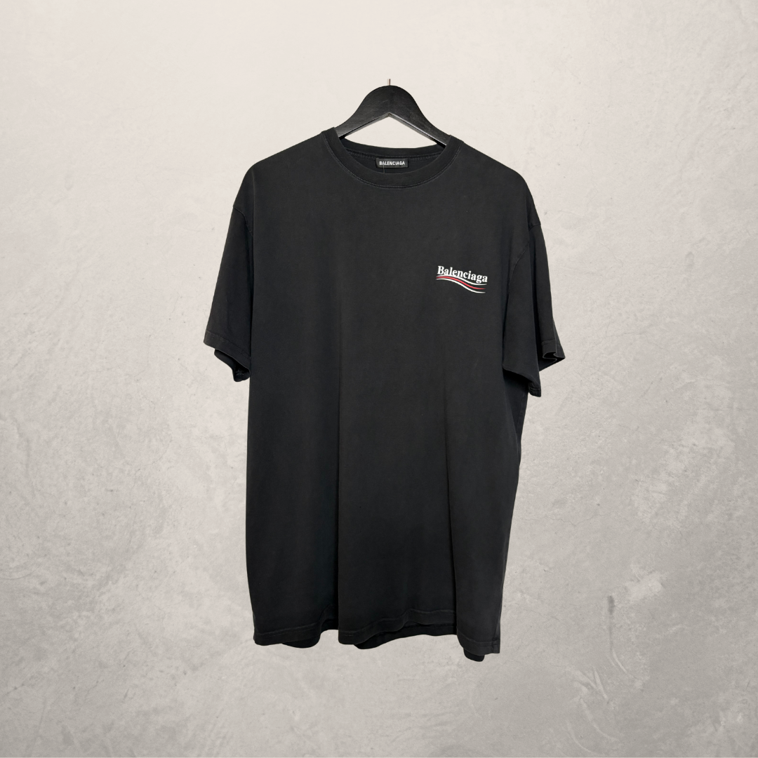 Balenciaga zwart logo T-shirt M