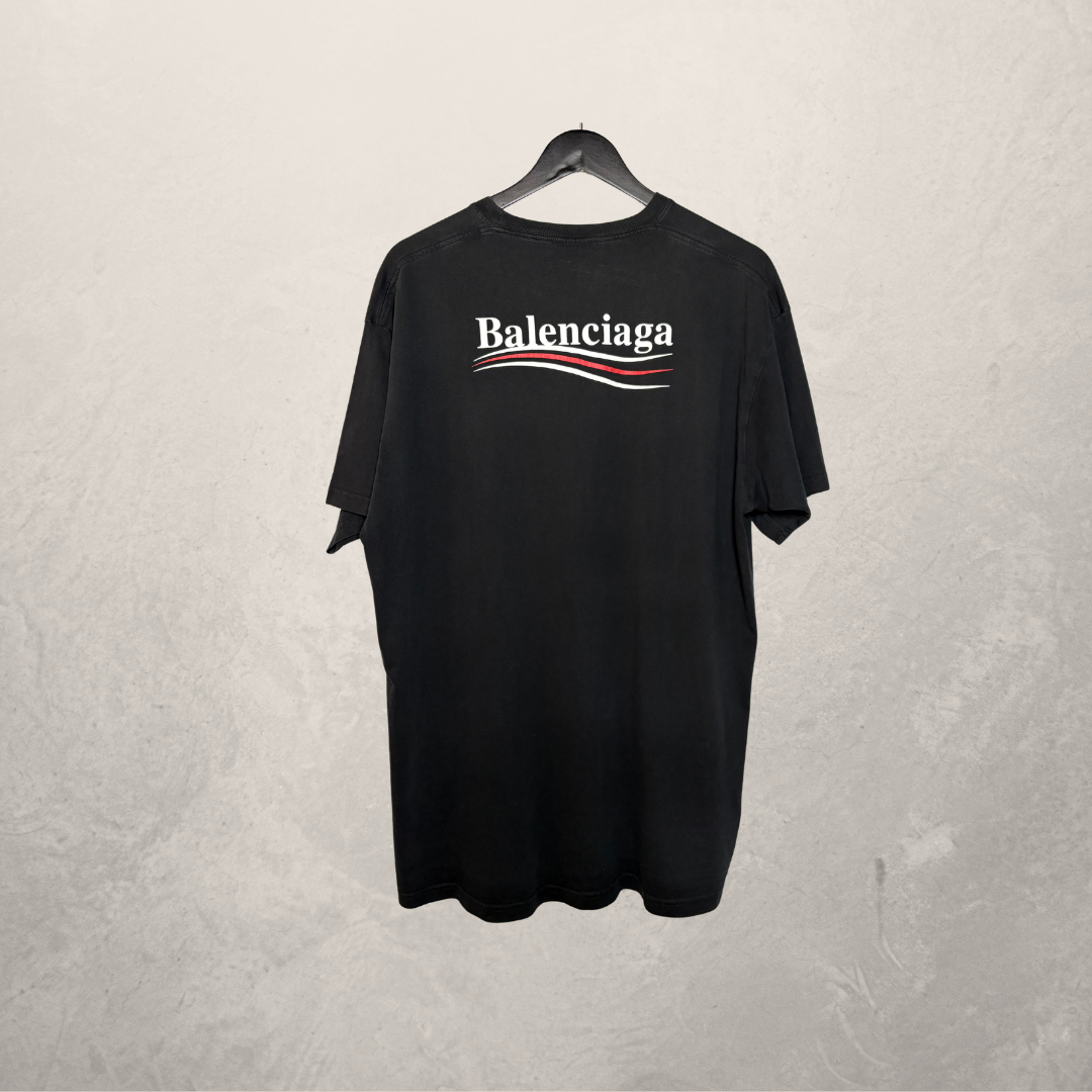 Balenciaga zwart logo T-shirt M