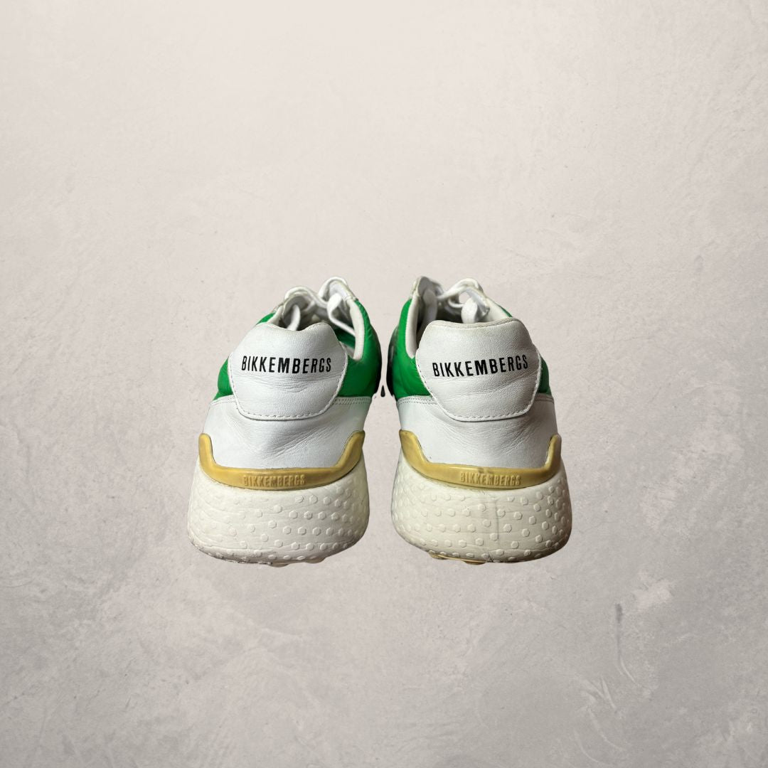 Bikkembergs groen/witte sneakers 42