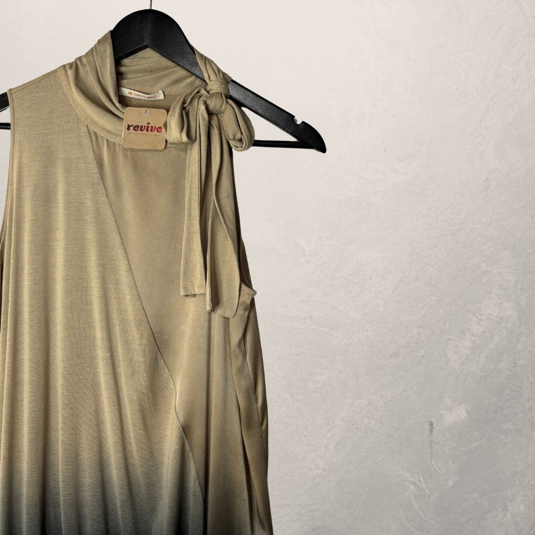 Boss Orange beige/grey ombre faded sleeveless blouse S/M