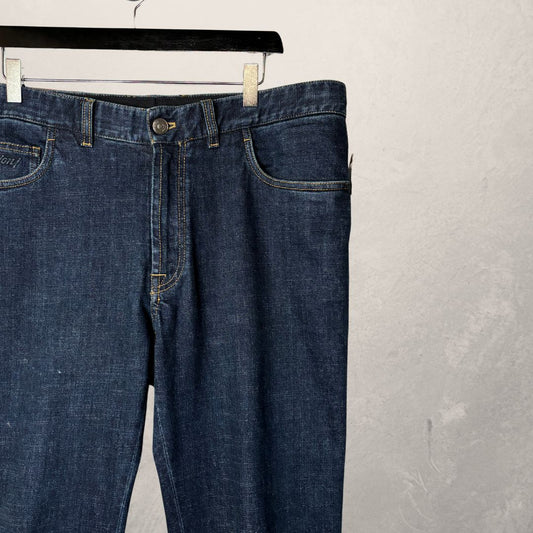 Brioni dark blue Chamonix Comfort fit denim pants 36 (xl)