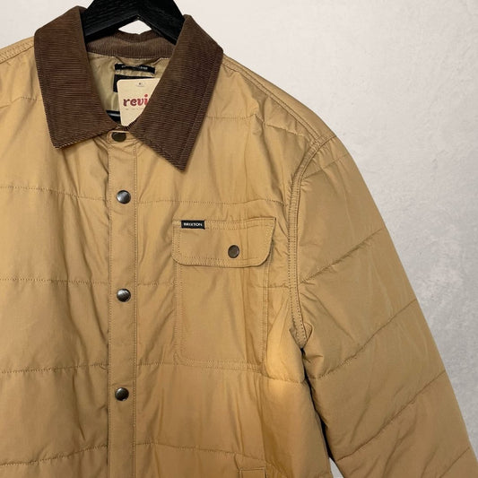 Brixton beige pannel coat M
