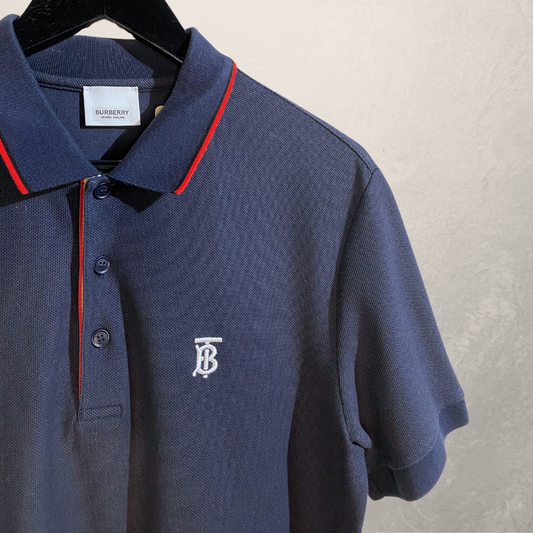 Burberry navy polo shirt M