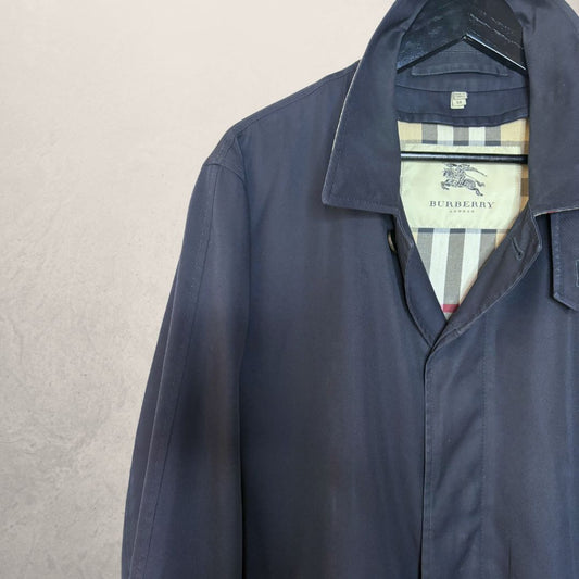 Burberry navy trenchcoat XL
