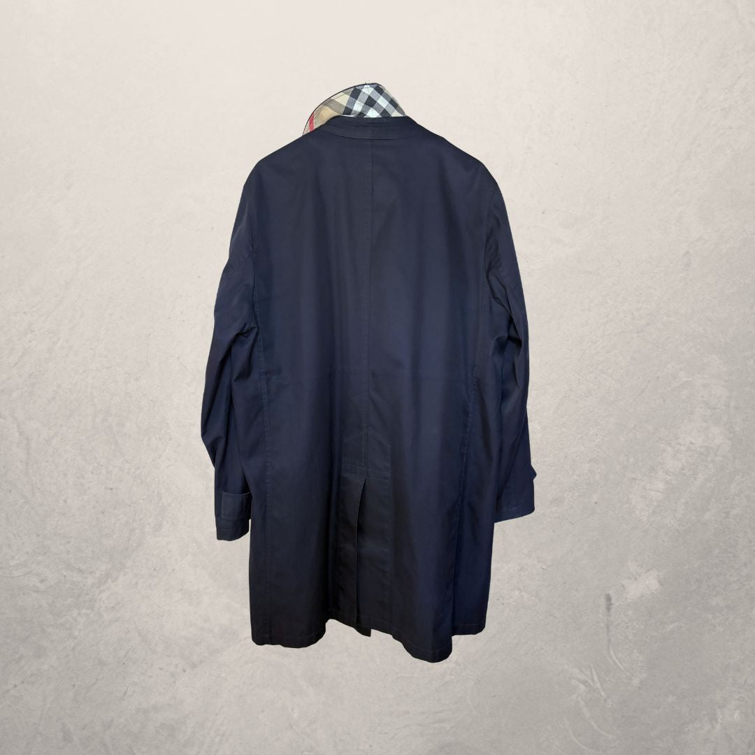 Burberry navy trenchcoat XL