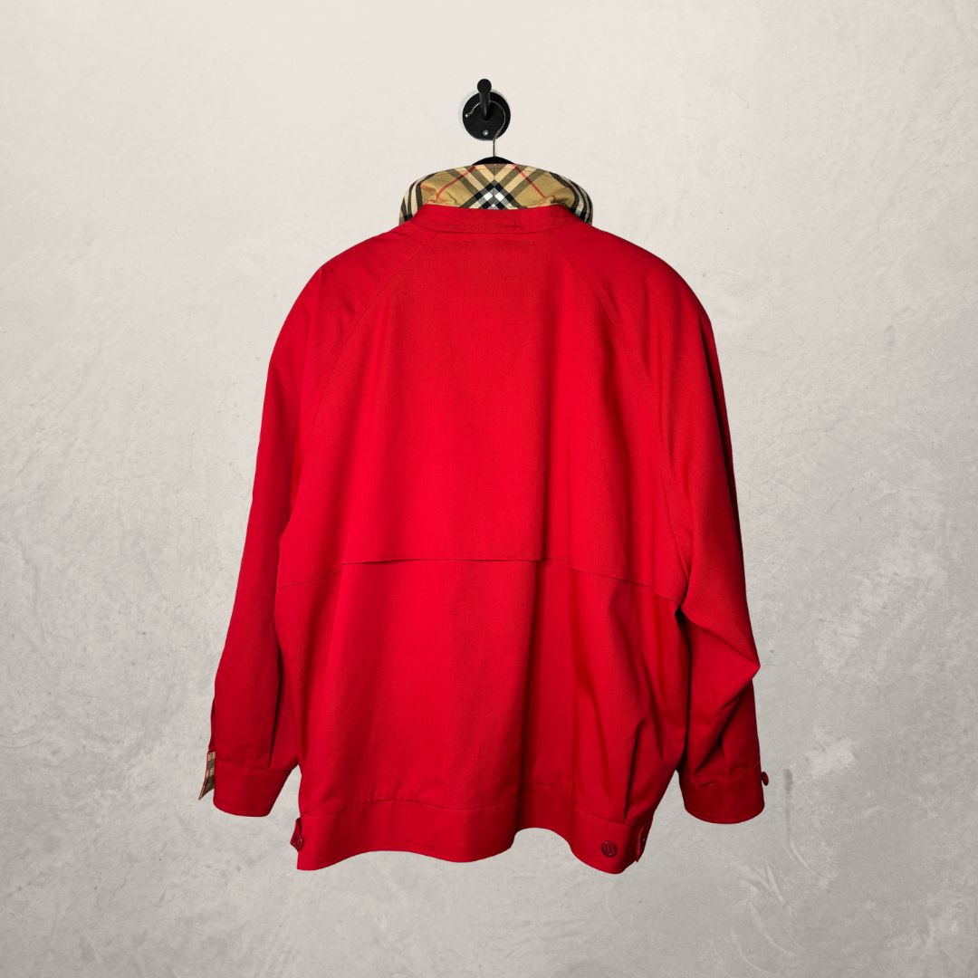Burberry rood kort jasje M/L
