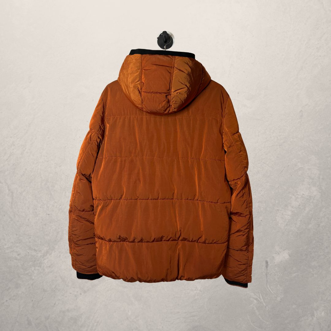 CK orange shine puffer jacket M (good)