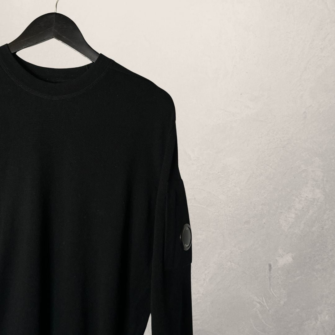 CP Company black wool jumper L