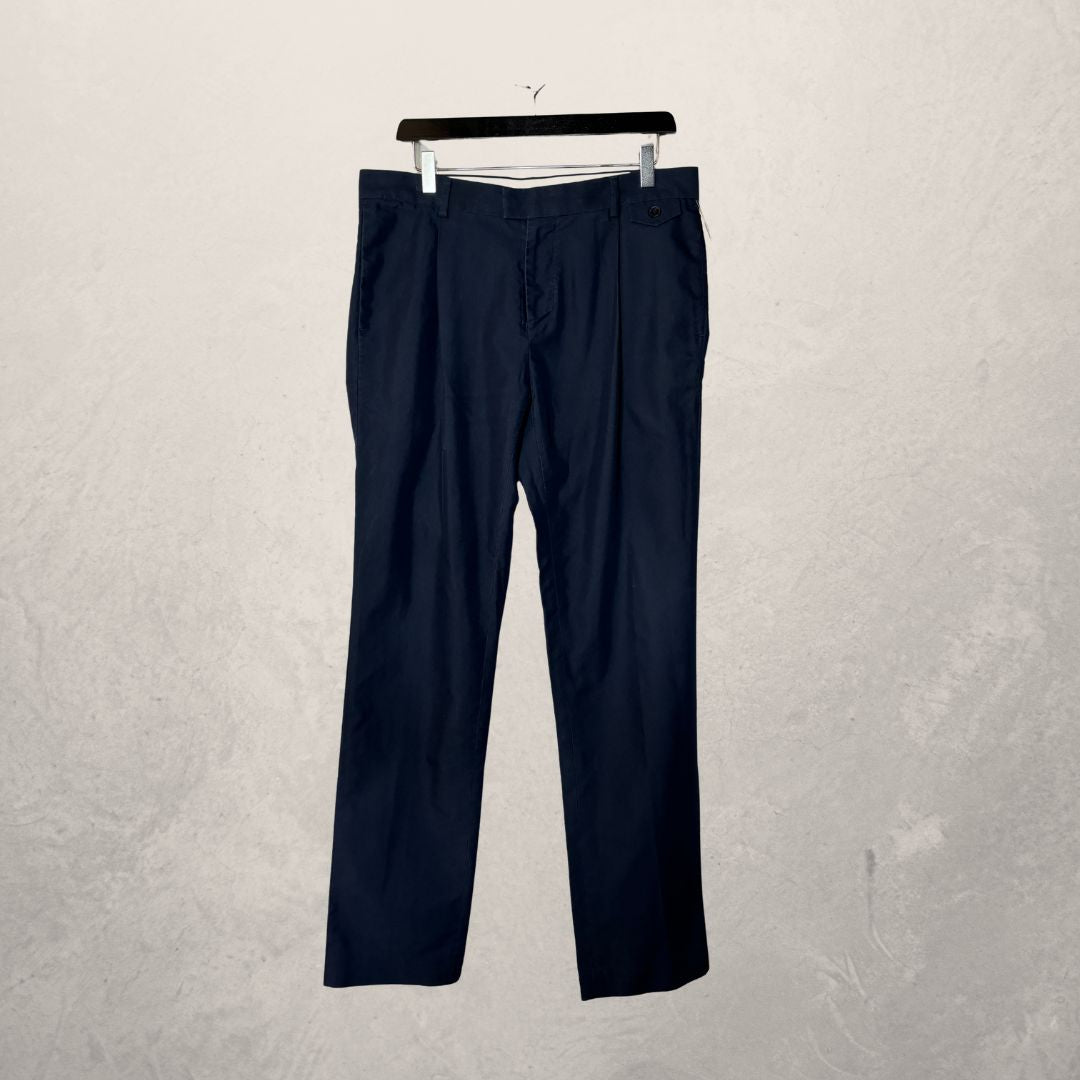 Calvin Klein navy slim fit trousers 32