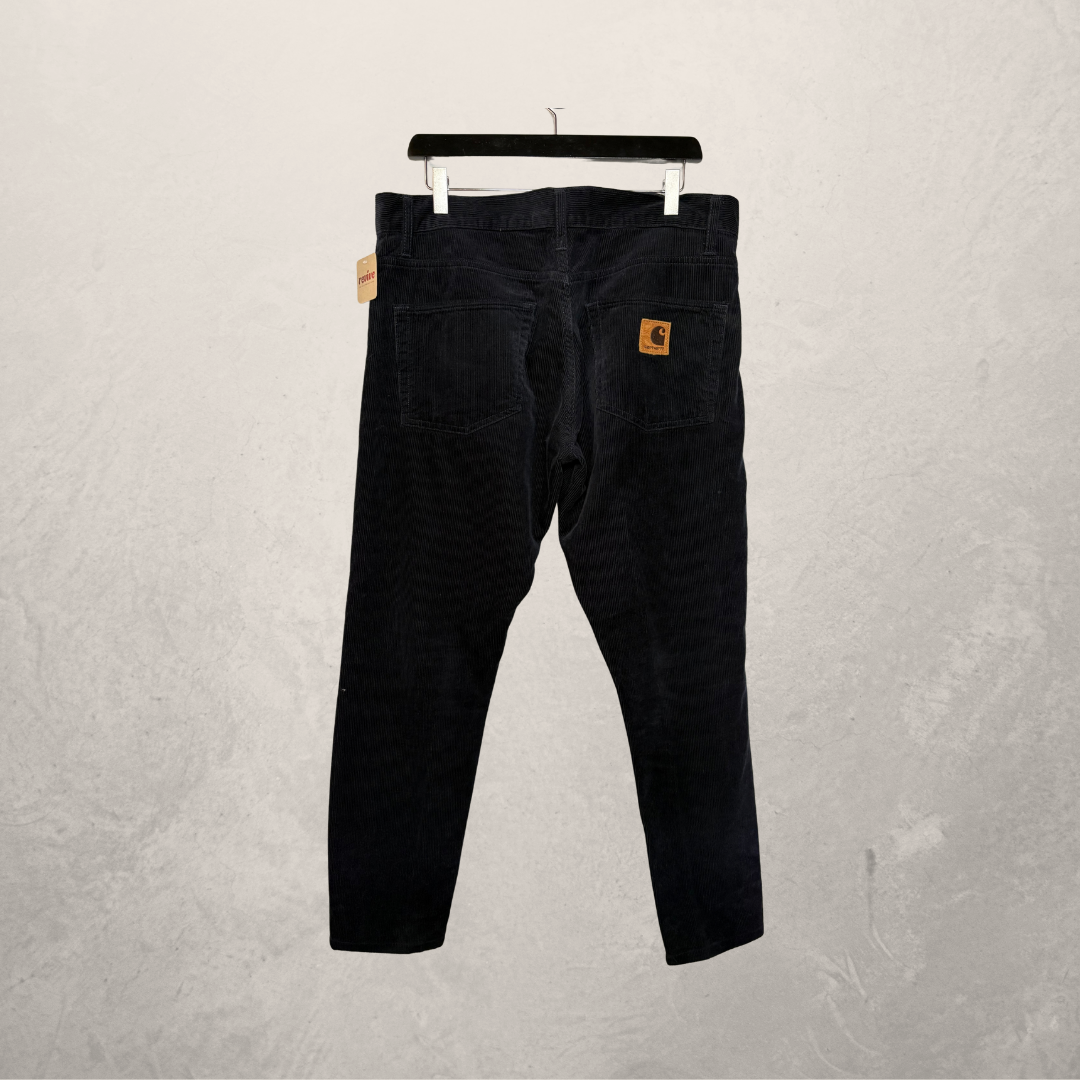 Carhartt WIP zwarte corduroy broek 33 x 32