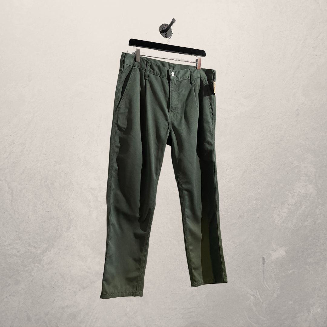 Carhartt WIP groene broek 32