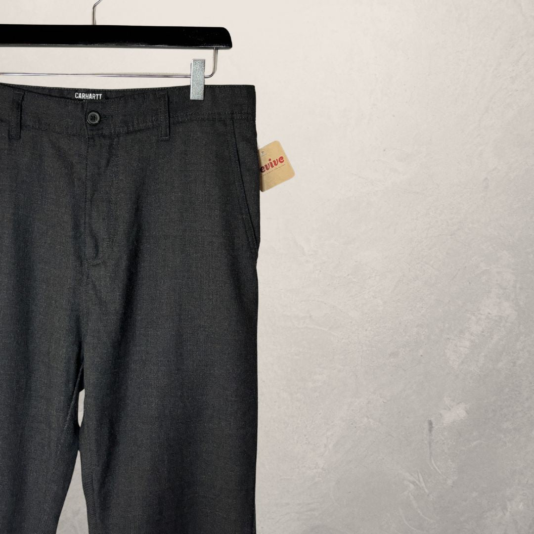 Carhartt WIP grey wool trousers 31