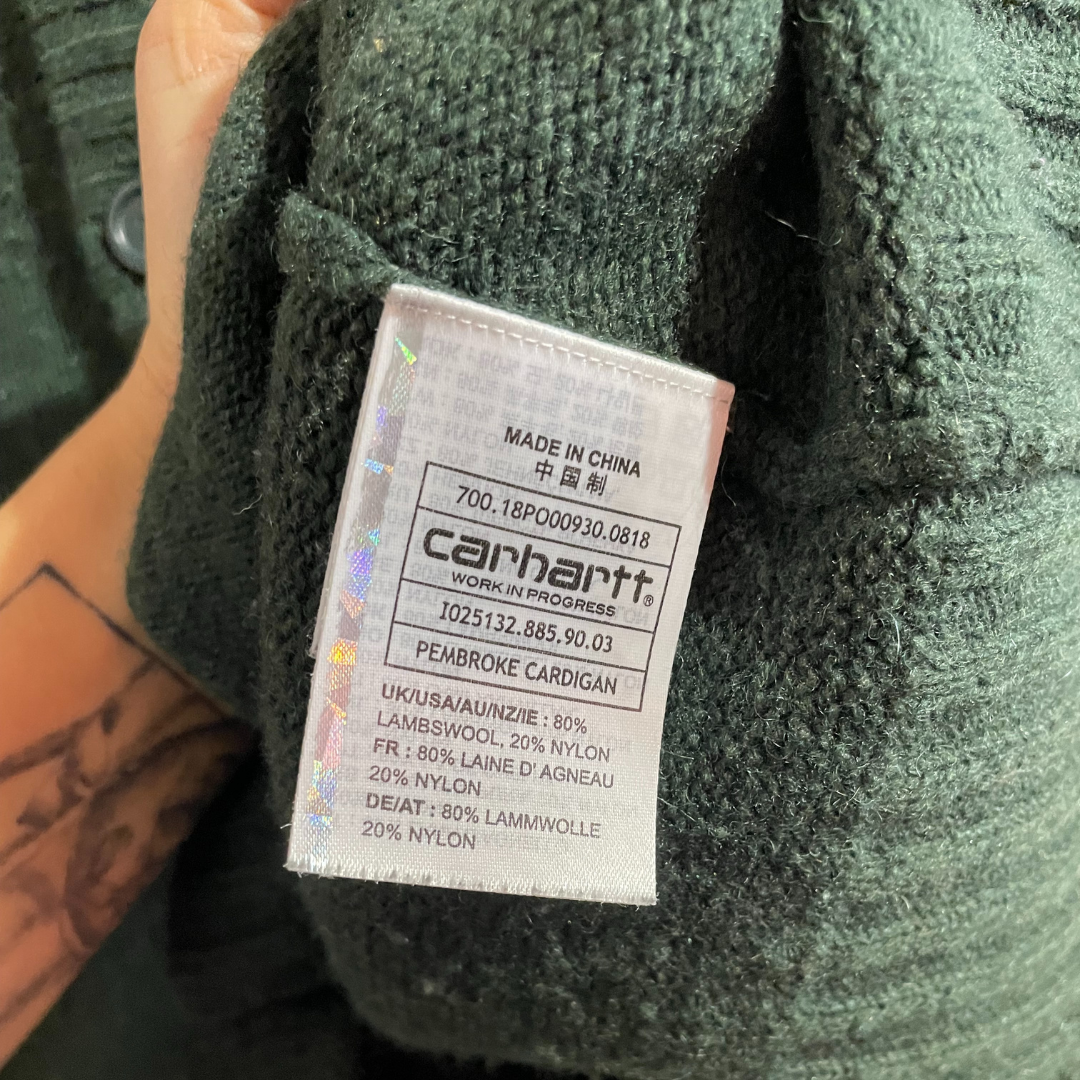 Carhartt groen Pembroke vest L