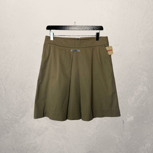 Celine beige pleated skirt 38