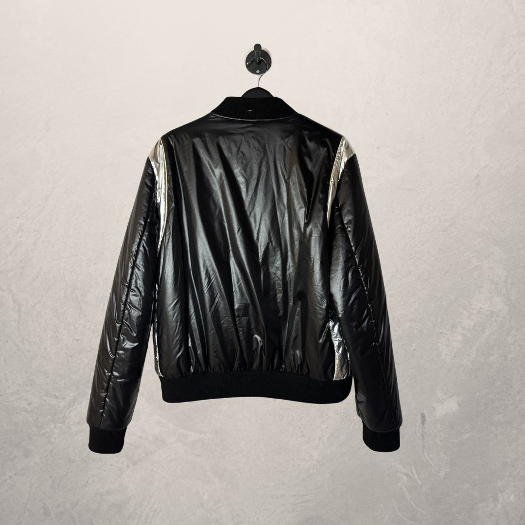 Celine black and silver bomber jacket 52
