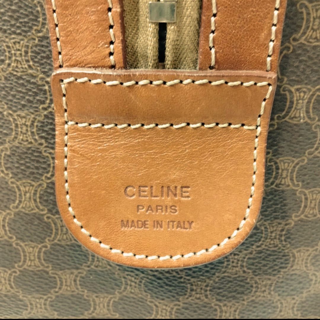 Celine Boston Keepall bruine leren monogramtas