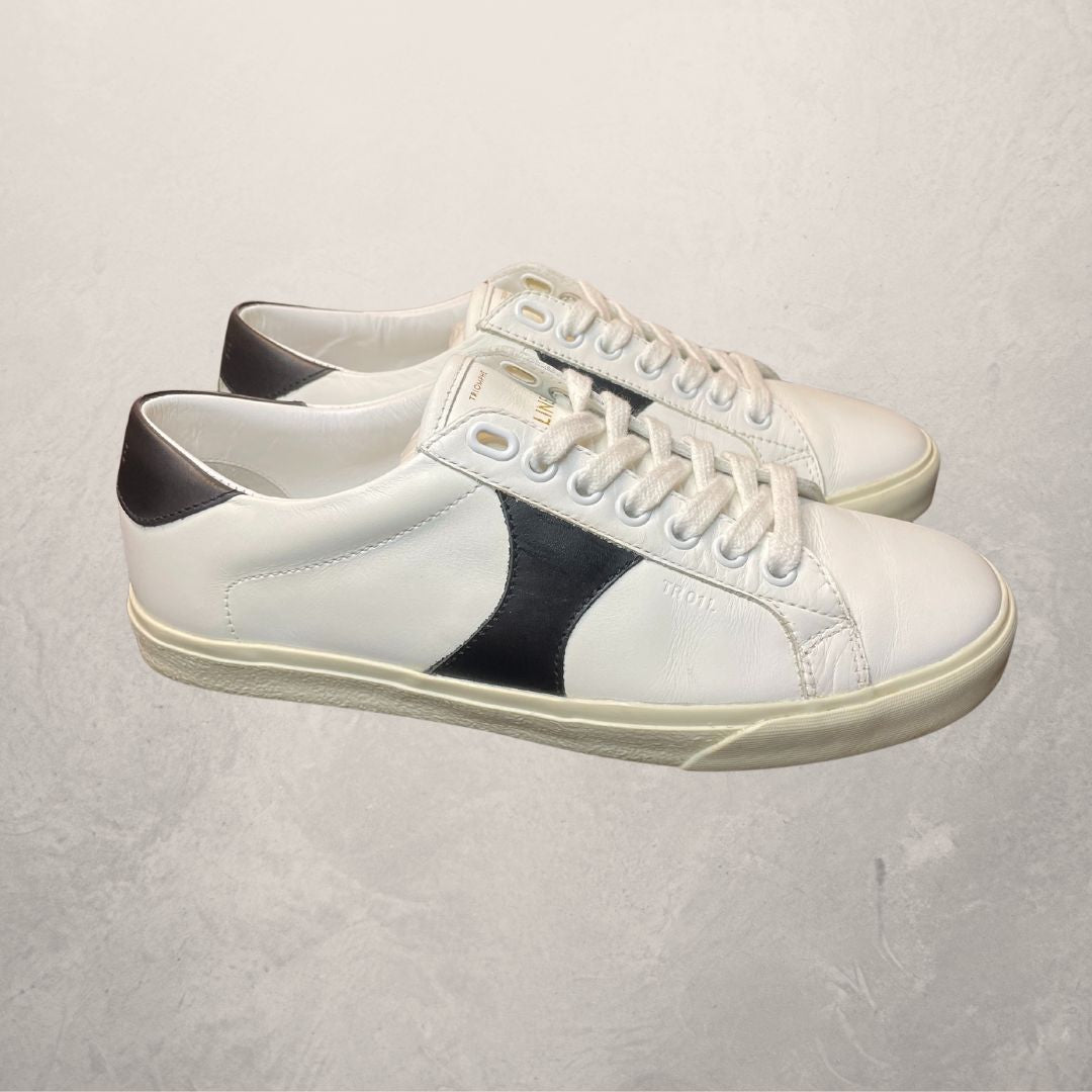 Celine triomphe wit en zwart leren sneakers 36