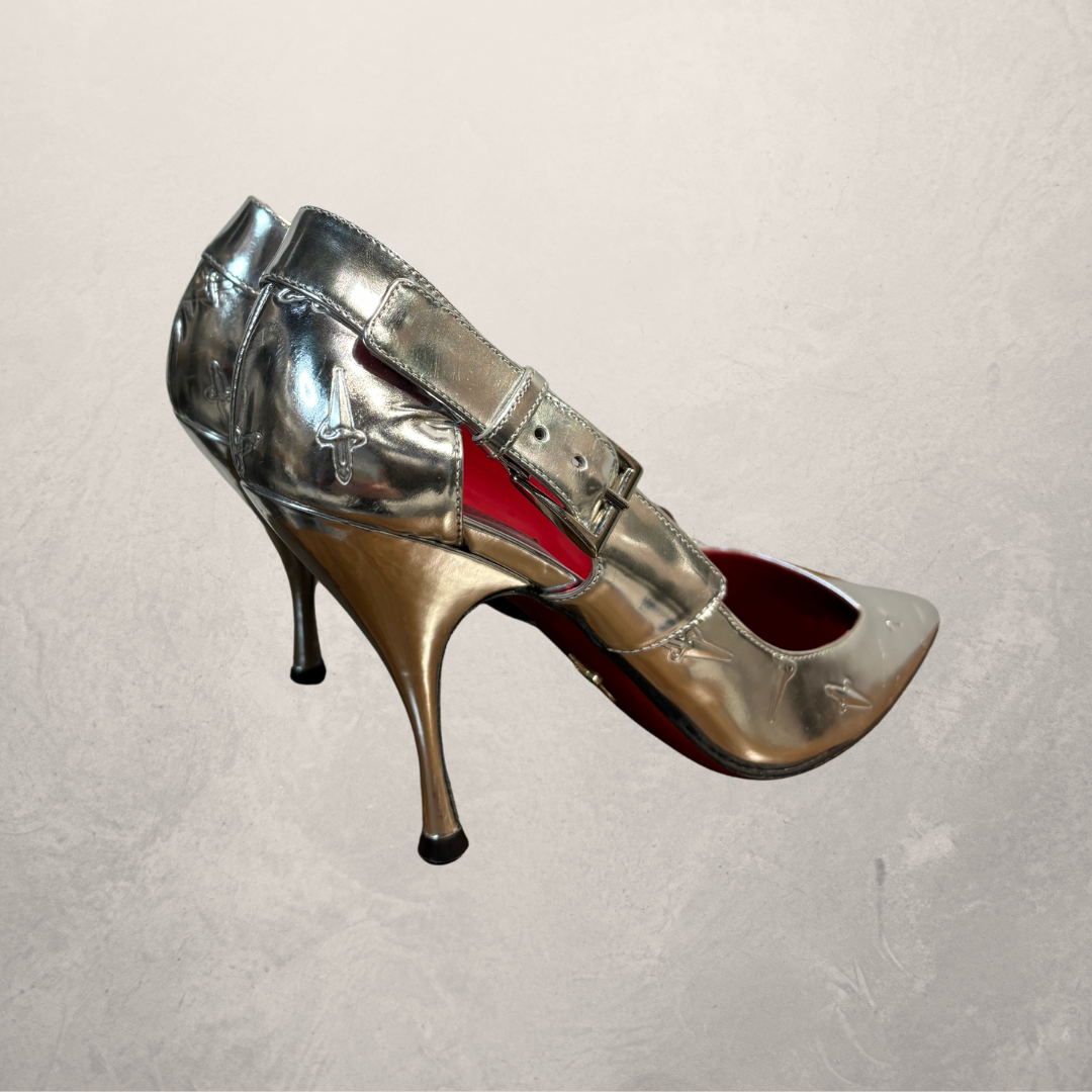 Cesare Pacciotti zilveren zwaard reliëf hakken 37,5