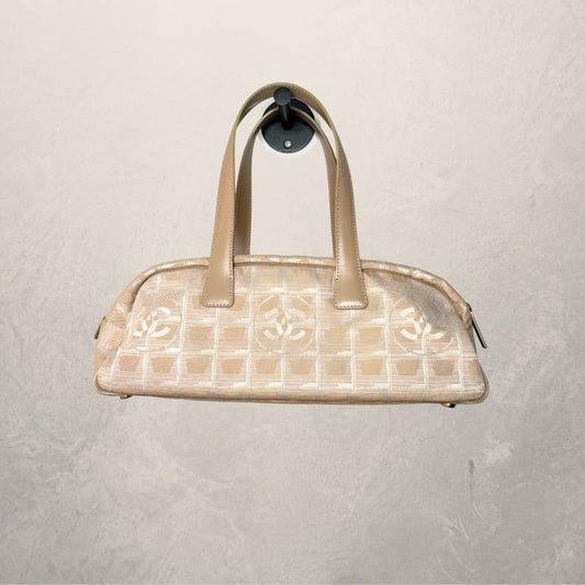 Chanel beige pink monogram bag