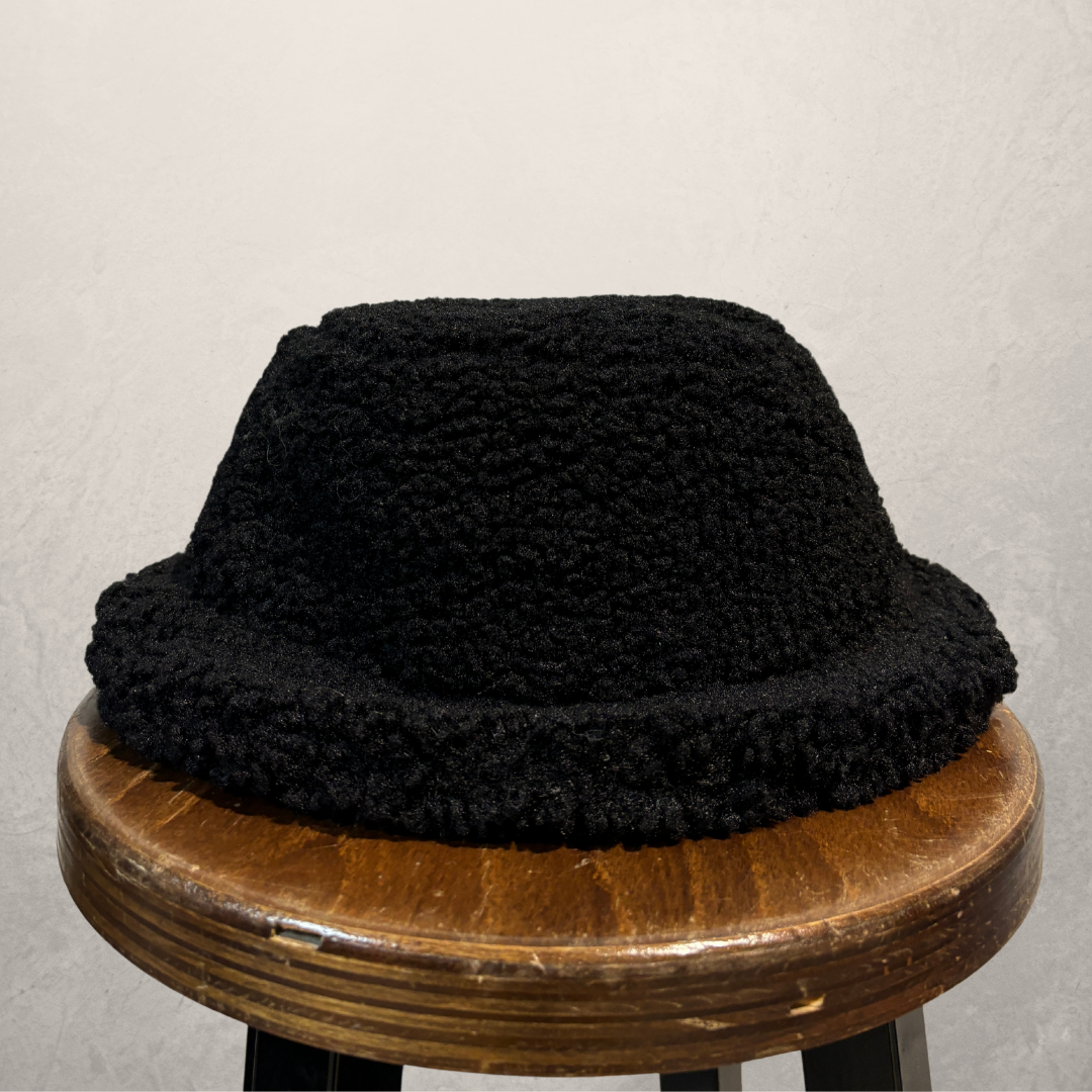 Coach black teddy bucket hat M/L