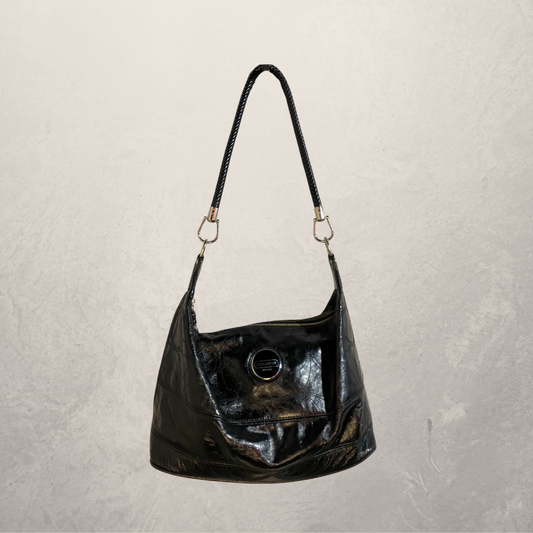 Coach Colette Signature Satijn/leren monogram schoudertas