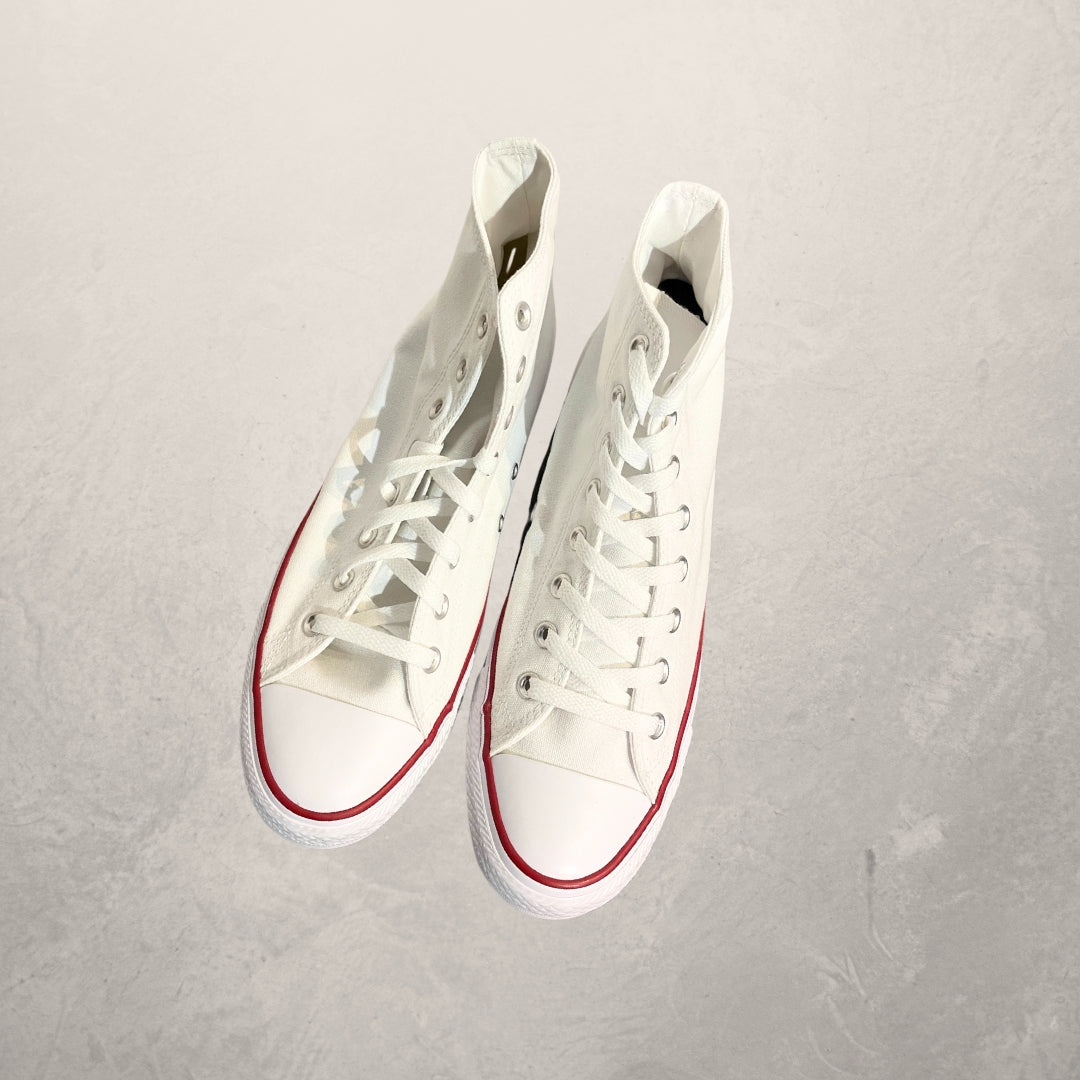 Converse All Stars White hi tops 44