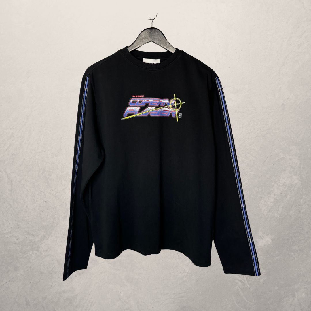 Coperni zwart graphic longsleeve L