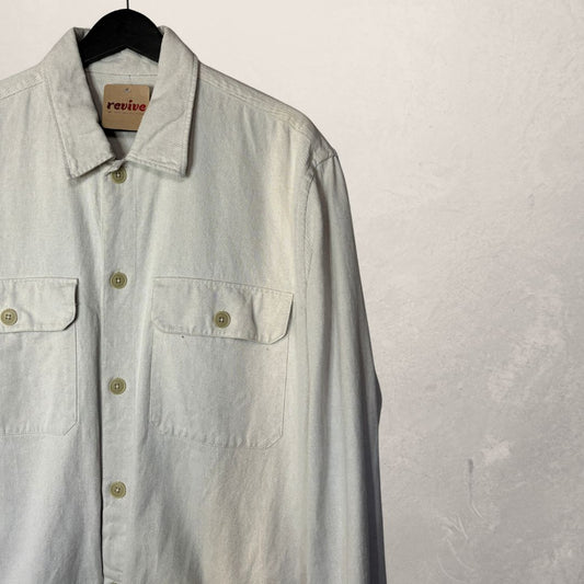 Cortefiel beige cotton jacket L