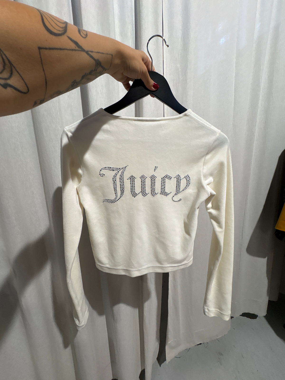 Juicy Couture Cream Gemstone Vest S