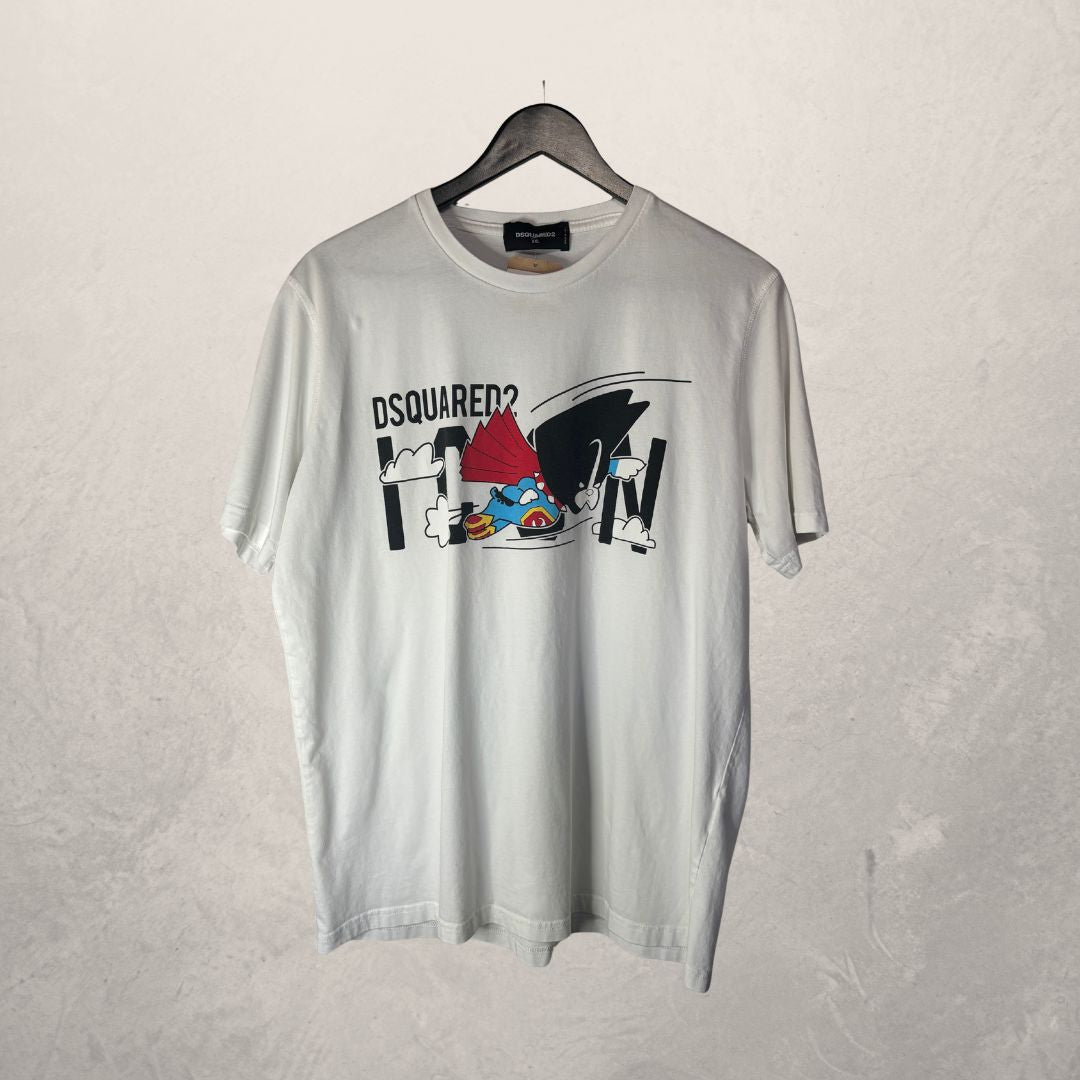 DSQUARED2 Wit Superman print T-shirt XXL