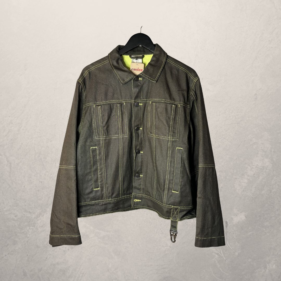 Daily Paper heat changing green lining denim jacket S