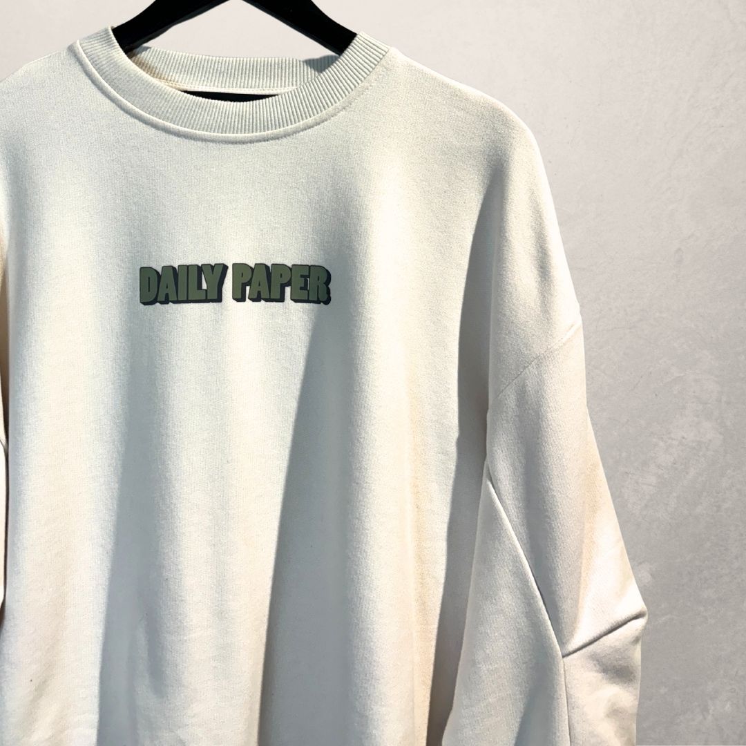 Daily Paper off-white cropped sweater S