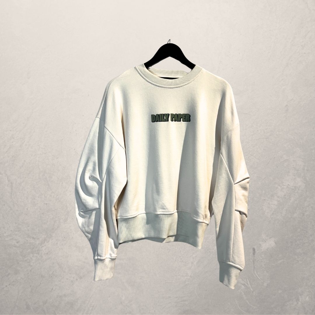 Daily Paper off-white cropped sweater S